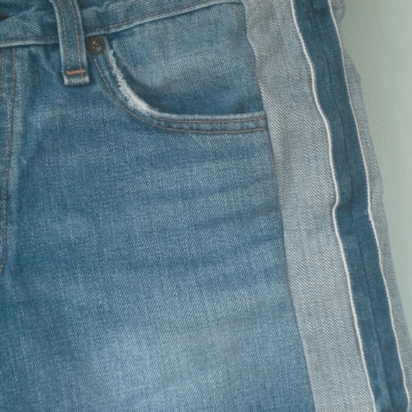 Rag & Bone Marilyn Reverse Selvedge Denim Button Fly Shorts - Picture 9 of 14